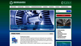 What Bernardimotorielettrici.it website looked like in 2020 (3 years ago)