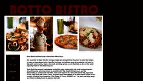 What Bottobistro.com website looked like in 2020 (3 years ago)