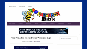 What Birthdaybuzzin.com website looked like in 2020 (3 years ago)