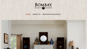 What Bombaycompany.com website looked like in 2020 (3 years ago)