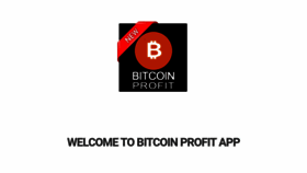 What Bitcoinprofit.app website looked like in 2020 (3 years ago)