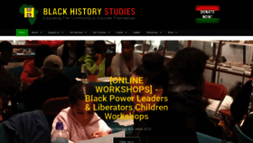 What Blackhistorystudies.com website looked like in 2020 (3 years ago)