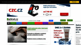 What Babinet.cz website looked like in 2020 (4 years ago)