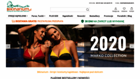 What Bikinarium.pl website looked like in 2020 (3 years ago)