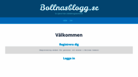 What Bollnasblogg.se website looked like in 2020 (3 years ago)