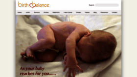 What Birthbalance.com website looked like in 2020 (3 years ago)