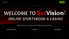 What Betvision.com website looked like in 2020 (3 years ago)
