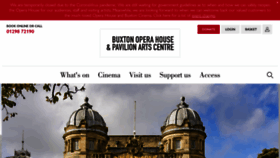 What Buxtonoperahouse.org.uk website looked like in 2020 (3 years ago)