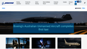 What Boeing.com.au website looked like in 2020 (3 years ago)