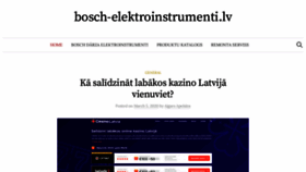 What Bosch-elektroinstrumenti.lv website looked like in 2020 (3 years ago)