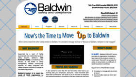 What Baldwinaviation.com website looked like in 2020 (3 years ago)