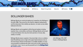 What Bollingerbands.com website looked like in 2020 (3 years ago)