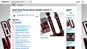 What Bluesrockreview.bandcamp.com website looked like in 2020 (3 years ago)