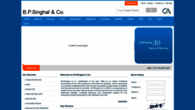 What Bpsinghal.com website looked like in 2020 (3 years ago)