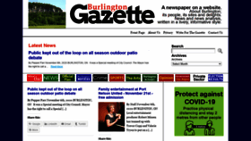 What Burlingtongazette.ca website looked like in 2020 (3 years ago)