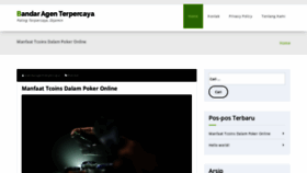 What Bandaragenterpercaya.com website looked like in 2020 (3 years ago)
