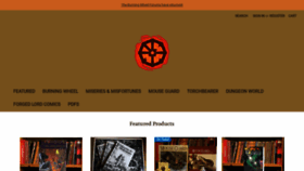 What Burningwheel.com website looked like in 2020 (3 years ago)