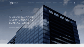 What Btgpactual.com website looked like in 2020 (3 years ago)
