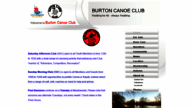 What Burtoncanoeclub.co.uk website looked like in 2020 (3 years ago)