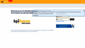 What Bpifrance.ivalua.com website looked like in 2020 (3 years ago)