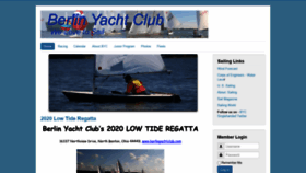 What Berlinyachtclub.com website looked like in 2020 (3 years ago)