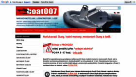 What Boat007.cz website looked like in 2020 (3 years ago)