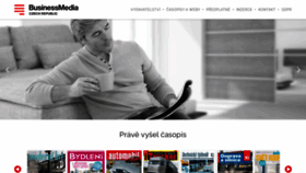 What Businessmedia.cz website looked like in 2020 (3 years ago)