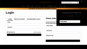 What Business.godiva.com website looked like in 2020 (3 years ago)