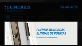 What Blindajesbarcelona.com website looked like in 2020 (3 years ago)