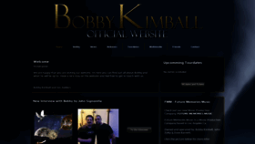What Bobbykimball.com website looked like in 2020 (4 years ago)