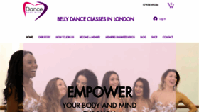 What Bellydancebodymind.com website looked like in 2020 (3 years ago)