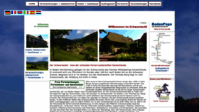 What Badenpage.de website looked like in 2020 (3 years ago)