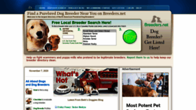 What Breeders.net website looked like in 2020 (3 years ago)