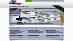 What Bidbag.de website looked like in 2020 (3 years ago)