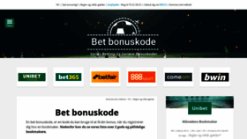 What Betbonuskode.dk website looked like in 2020 (3 years ago)