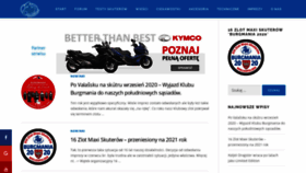 What Burgmania.net website looked like in 2020 (3 years ago)
