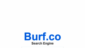 What Burf.co website looked like in 2020 (3 years ago)