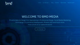 What Bmd-media.com website looked like in 2020 (3 years ago)