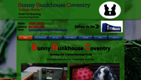 What Bunnybunkhousecoventry.co.uk website looked like in 2020 (3 years ago)