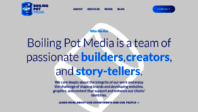 What Boilingpotmedia.com website looked like in 2020 (3 years ago)