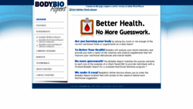 What Bodybio-wellness.com website looked like in 2020 (3 years ago)
