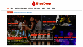 What Blogdrop.org website looked like in 2020 (3 years ago)