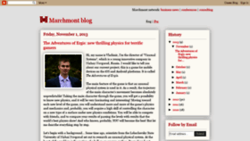 What Blog.marchmontnews.com website looked like in 2020 (3 years ago)