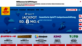 What Bayernlotto.de website looked like in 2020 (3 years ago)