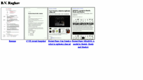What Bvraghav.com website looked like in 2020 (5 years ago)