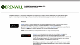 What Brenwill.com website looked like in 2020 (3 years ago)