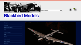 What Blackbirdmodels.co.uk website looked like in 2020 (3 years ago)