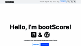 What Bootscore.me website looked like in 2020 (3 years ago)