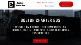What Bostoncharterbus.org website looked like in 2020 (3 years ago)