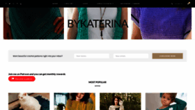What By-katerina.com website looked like in 2020 (3 years ago)